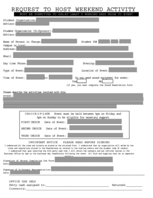 Event planning checklist template word - Weekend Initiative formqxp - gsw