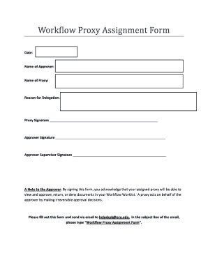 Fillable Online oru Workflow Proxy Assignment Form - Oral Roberts ...