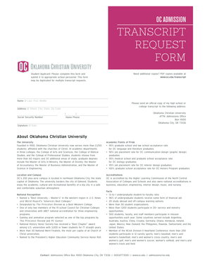 Transcript Request Form