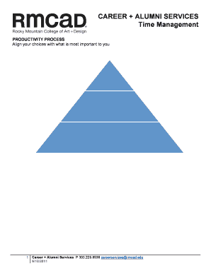 Time Management Worksheet