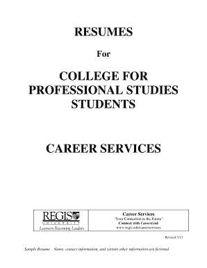 Sample Resume Template