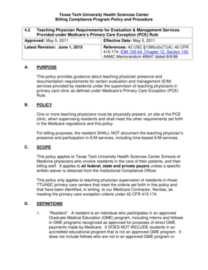 BILLING COMPLIANCE PROGRAM - ttuhsc