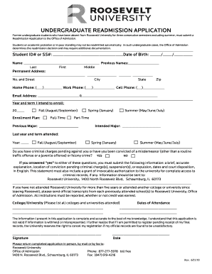 Roosevelt University Email >> Fillable Online Former Undergraduate Students Who Have Been Roosevelt University Email >> Fillable Online Former Undergraduate Students Who Have Been