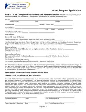 Accel Program Application