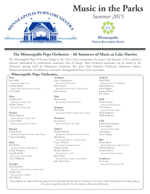 Minneapolis Pops Orchestra Donation Form