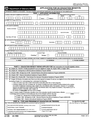 Application for VA Education Benefits