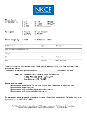 Donation Form