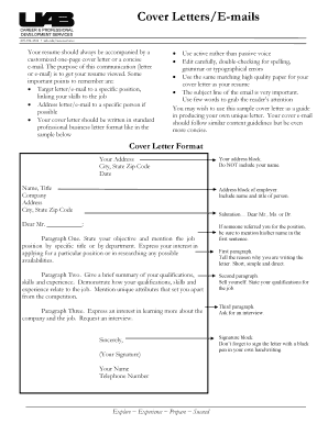 Cover Letter Template