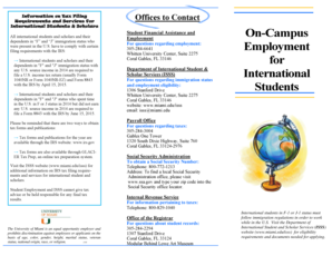 IRS Tax Filing Requirements for International Students