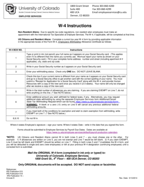 W-4 Form Instructions