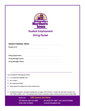 New Employee Hiring Paperwork