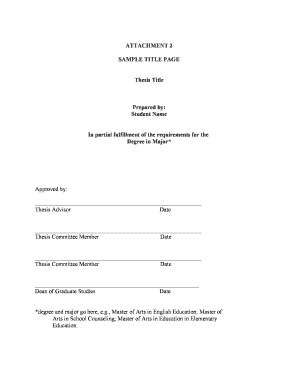 Thesis Title Page