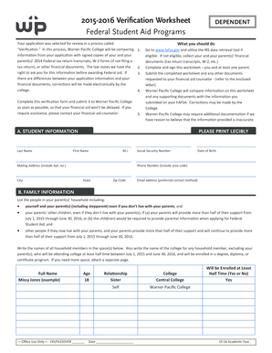 Federal Student Aid Programs - warnerpacificedu