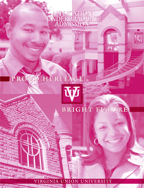 Virginia Union University Application Form
