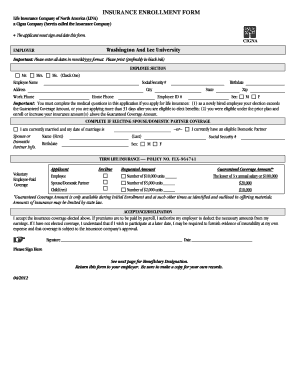 Life Insurance Enrollment Form