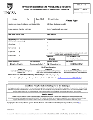 Student Housing Application