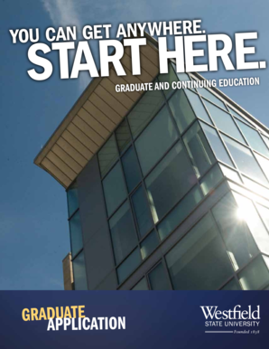 Westfield State University Graduate Application