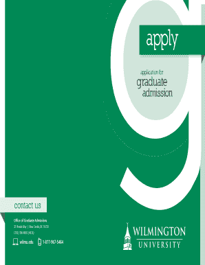 Graduate Admission Application