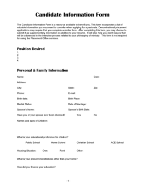 Form preview