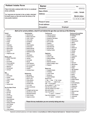 Patient Intake Form