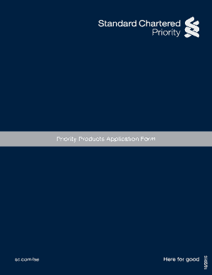 Standard Chartered Bank Application Form