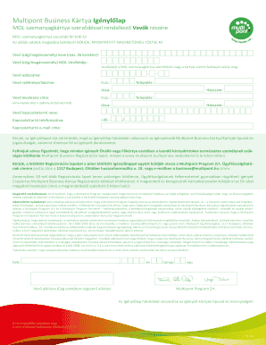 MOL Fuel Card Application Form