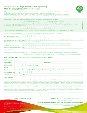 Multipont Business Registration Form