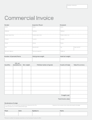 Commercial Invoice