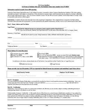Indiana University Vendor Information Packet