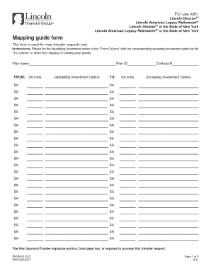 Lincoln DirectorSM Mass Transfer Request Form