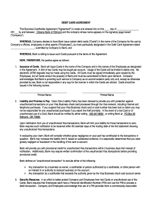 Debit Card Agreement