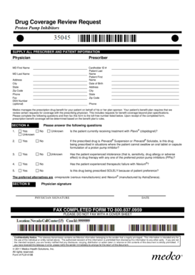 Drug Coverage Review Request