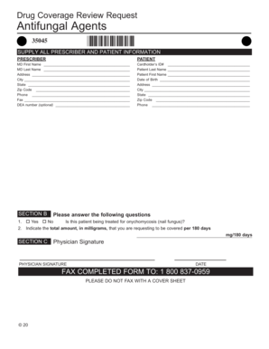 Drug Coverage Review Request