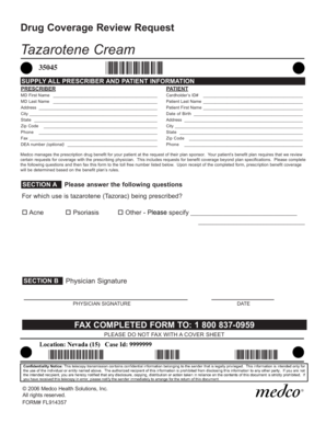 Drug Coverage Review Request