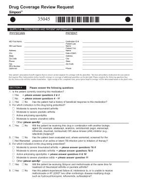 Drug Coverage Review Request for Inhaled Steroids