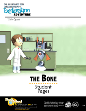 Bone Module Student Pages