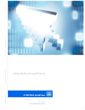 Saudi Arabia Corporate Banking Service Subscription Request