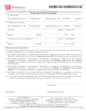 Declaração de Não Propriedade
