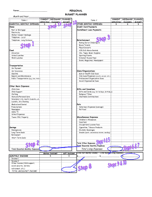 Personal Budget Planner