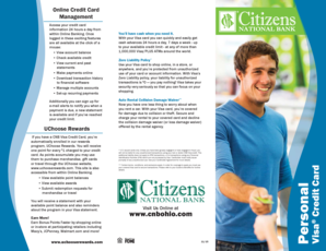 Online Credit Card Management - Citizens National Bank