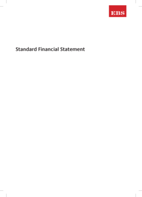EBS Standard Financial Statement