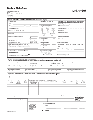 Medical Claim Form