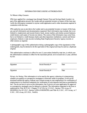 Mortgage Loan Application Form
