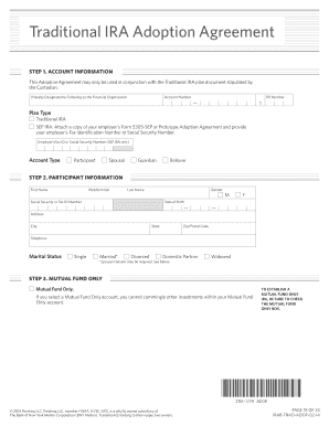 Traditional IRA Adoption Agreement