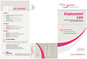 Employment Law - CLE Alabama