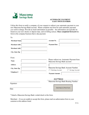 Automatic Payment Redirection Form