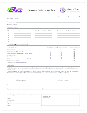 Company Registration Form