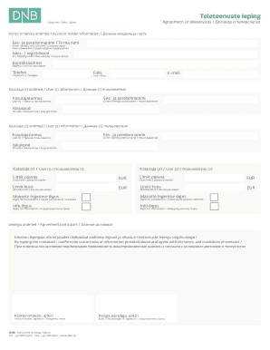 Telecommunications Service Agreement