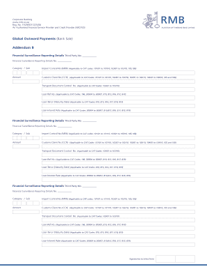 Global Outward Payments Addendum
