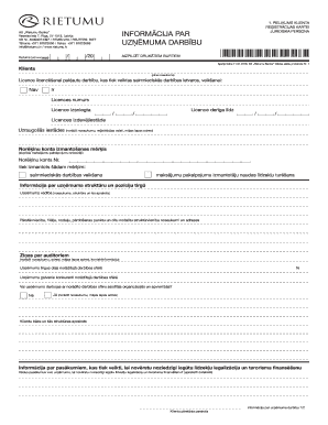 Client Information Registration Form